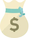 Dollar Bag SVG Icon